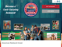 Tablet Screenshot of americanrednecksociety.com